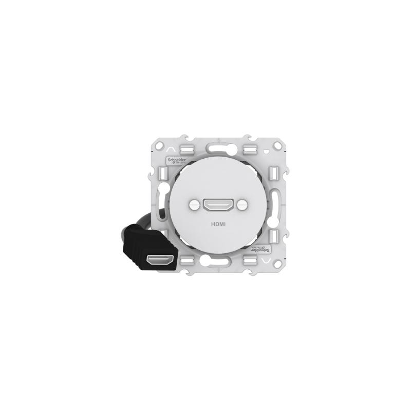 ODACE PRISE HDMI TYPE A BLANC SCHNEIDER S520462