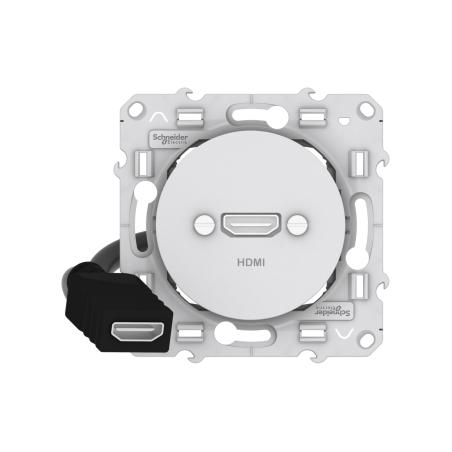 ODACE PRISE HDMI TYPE A BLANC SCHNEIDER S520462
