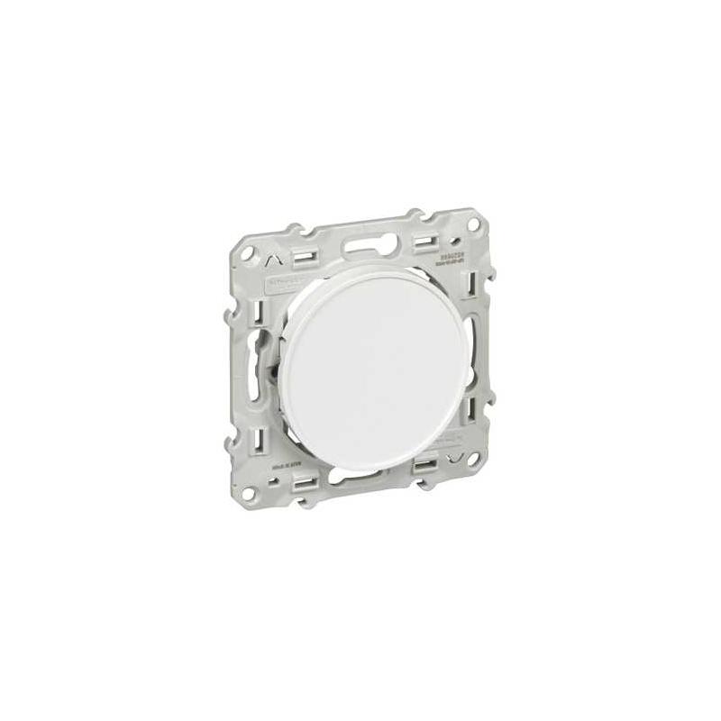 Obturateur Blanc à vis ODACE SCHNEIDER S520666