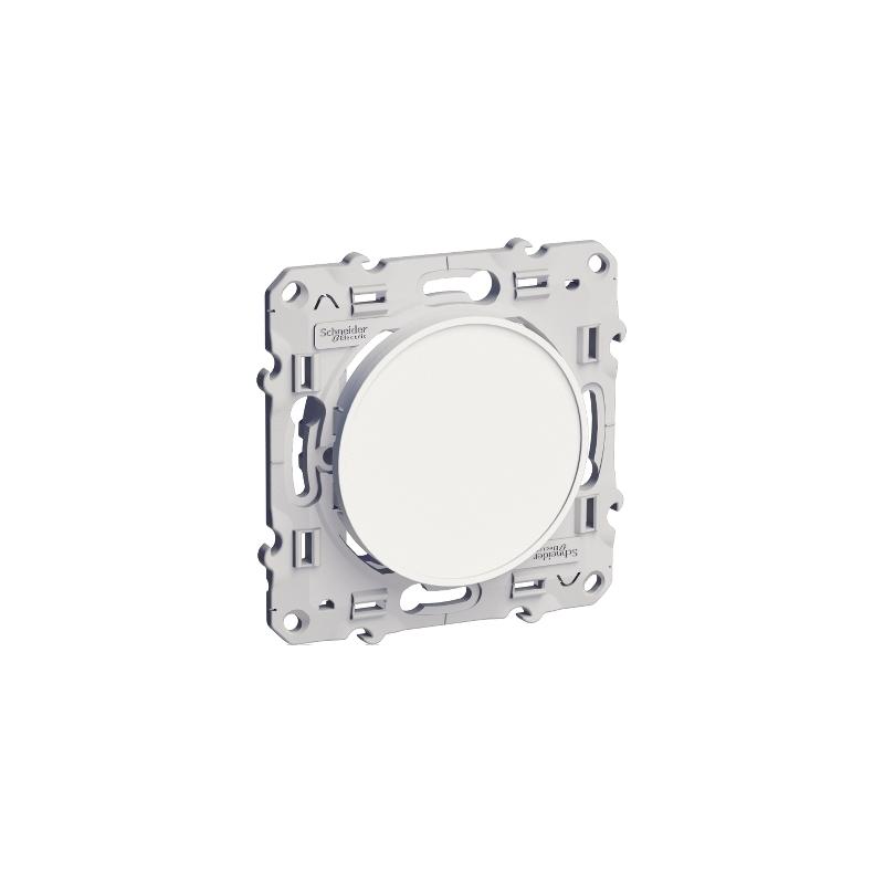 Obturateur Blanc à vis ODACE SCHNEIDER S520666