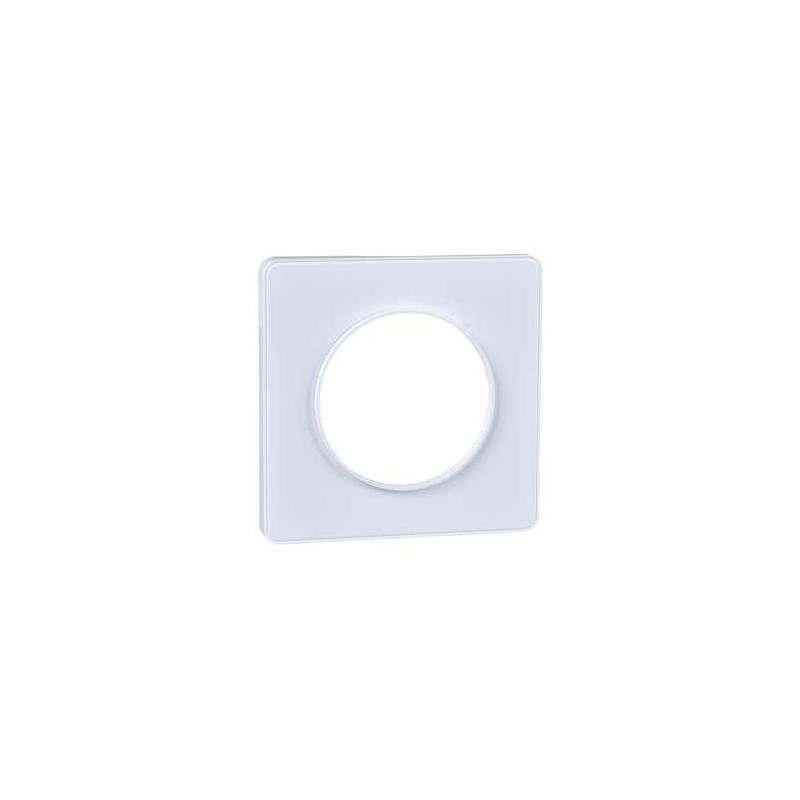 Odace Touch plaque Blanc horiz. ou vert. entraxe 71mm SCHNEIDER