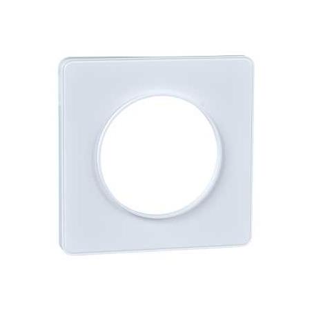 Odace Touch plaque Blanc horiz. ou vert. entraxe 71mm SCHNEIDER