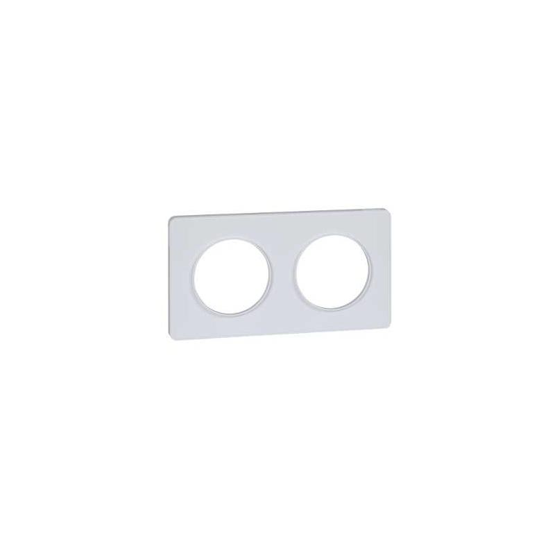 Odace Touch plaque Blanc horiz. ou vert. entraxe 71mm SCHNEIDER