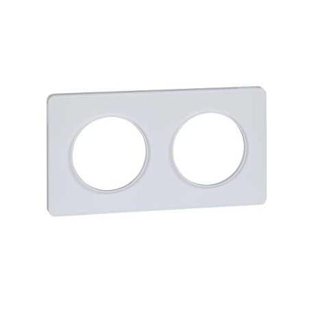 Odace Touch plaque Blanc horiz. ou vert. entraxe 71mm SCHNEIDER