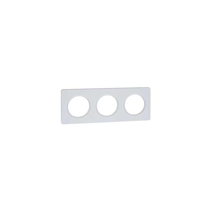 Odace Touch plaque Blanc horiz. ou vert. entraxe 71mm SCHNEIDER