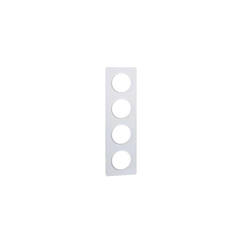 Odace Touch plaque Blanc horiz. ou vert. entraxe 71mm SCHNEIDER