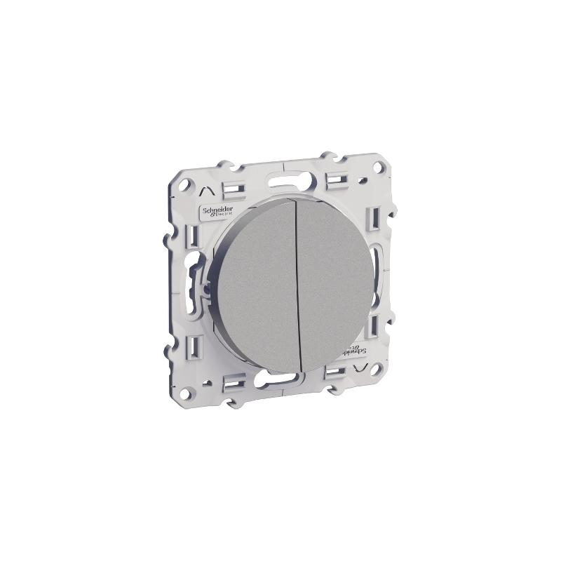 Double Va-et-Vient à vis connexion rapide Odace SCHNEIDER