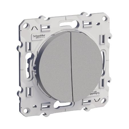 Double Va-et-Vient à vis connexion rapide Odace SCHNEIDER