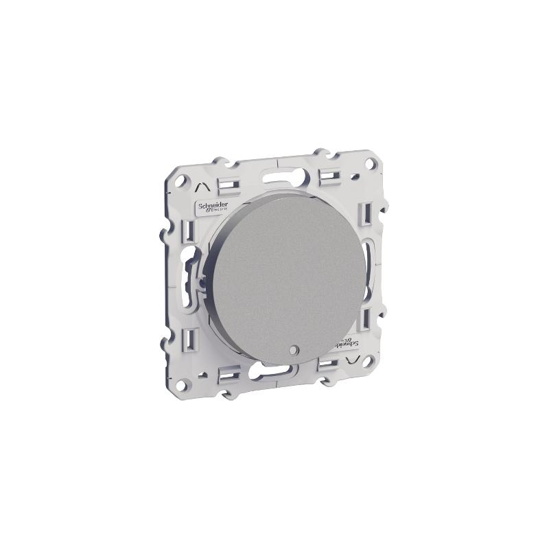 Odace poussoir lumineux 10 A à vis LED bleu 0 15 mA localisation SCHNEIDER