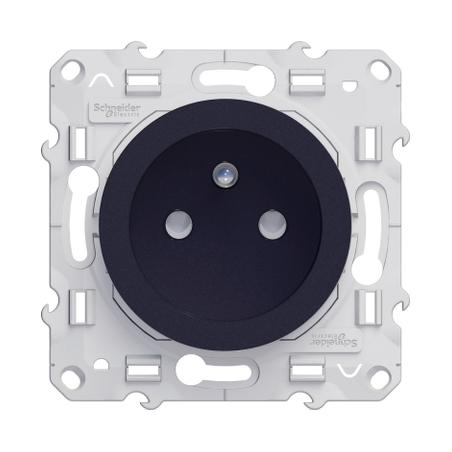Odace prise de courant 2P+T Anthracite à vis connexion rapide SCHNEIDER S540059