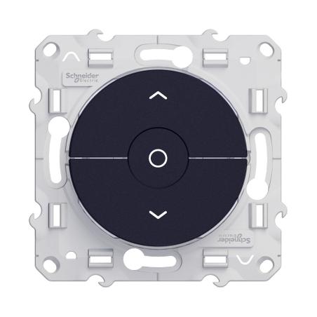ODACE INTERRUPTEUR ANTHRACITE 3 BOUTONS MONTÉE/DESCENTE/STOP POUR VOLETS-ROULANTS SCHNEIDER S540208