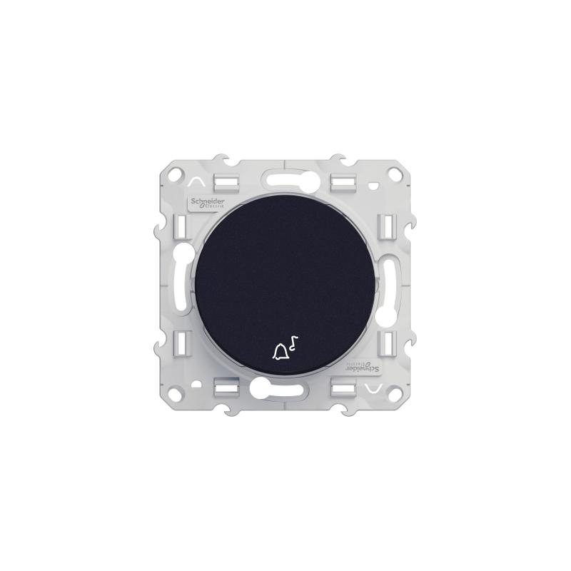 ODACE POUSSOIR ANTHRACITE 10A A FERMETURE SCHNEIDER S540246