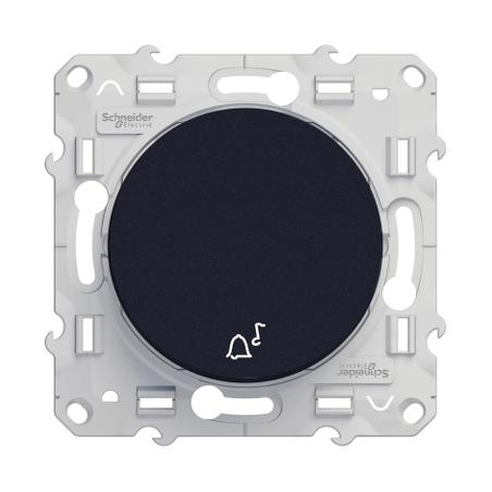 ODACE POUSSOIR ANTHRACITE 10A A FERMETURE SCHNEIDER S540246