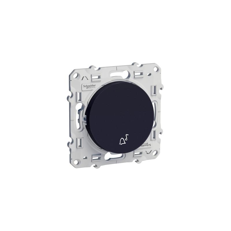 ODACE POUSSOIR ANTHRACITE 10A A FERMETURE SCHNEIDER S540246