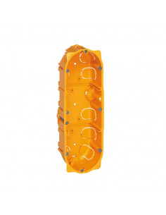 BOITE POUR CLOISON SECHE 3 POSTES PROF 40MM DIAM 67 MM LEGRAND 090543