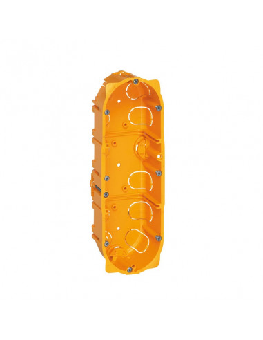 BOITE POUR CLOISON SECHE 3 POSTES PROF 40MM DIAM 67 MM LEGRAND 090543