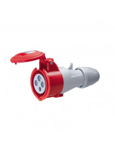 Prise mobile P17 IP44 16A - 380V~ à 415V~ 3P+T LEGRAND 555108
