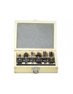 COFFRET 12 FRAISES CARBURE QUEUE DIAM. 8MM HIKOKI (HITACHI) 500507