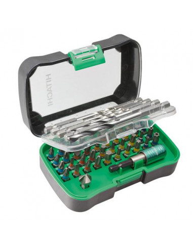COFFRET 50 EMBOUTS ET DOUILLES L.25MM 1/4" HIKOKI (HITACHI) 750365