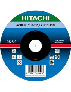 DISQUE À TRONÇ. MÉTAL DIAM. 115 ÉP.2,5 M.PLAT HIKOKI (HITACHI) 752511