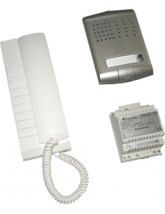 Kit interphone audio EXHITO, montage en encastrée PROFILO