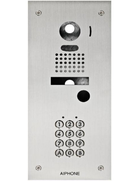 Facade d'adaptation inox avec clavier codé  130220