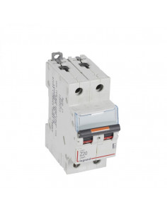Disjoncteur DX³ 25kA arrivée haute départ bas à vis 2 Pôles 230V~ à 400V~ 16A courbe Z 2 modules LEGRAND 409913 2