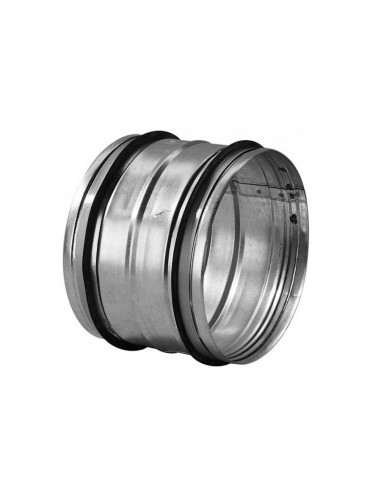 MANCHON RACCORD MÂLE EN ACIER GALVANISÉ RACCORD À JOINT D 315 MM UNELVENT MRTV 315 867859
