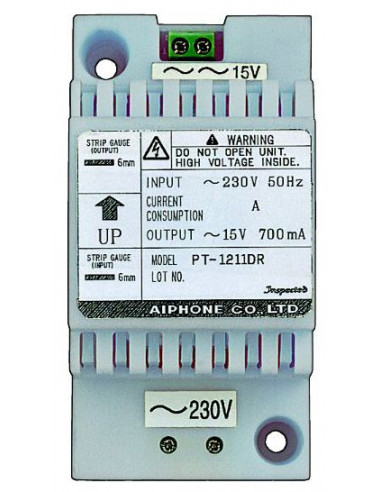 Alimentation 230 Vac /15 Vac -  PT1211DR