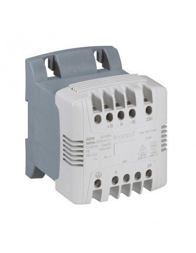 TRANSFO MONO 230/24V 100VA LEGRAND 044213