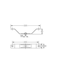 D92 Etriers de fixation (2p) CEAG Crouse-Hinds 50019