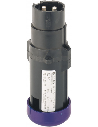 Fiche 16A-2P-24V CEAG Crouse-Hinds 50069