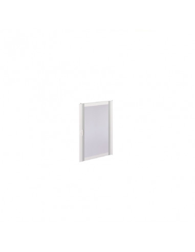 Porte transparente quadro4 p 51mm h 600mm l 620mm 20 verre trempé 3mm HAGER FC341