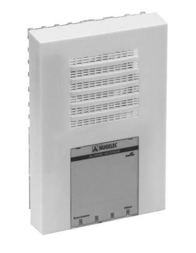 Bloc Autonome d'Alarme Lumineuse avec flash de couleur blanc ou rouge au choix NUGELEC NUG31194