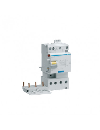 Bloc différentiel double sortie 3P+N 40A 30mA type AC HAGER BDC940F
