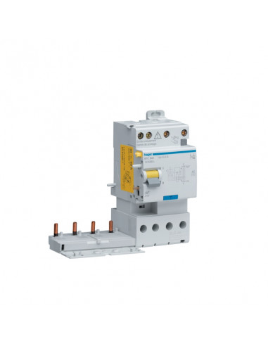 Bloc différentiel double sortie 4P 63A 300mA type AC S HAGER BPC863