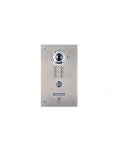 Platine vidéo encastrée anti-vandal 1 BP IP/SIP inox accessibilité picto synthèse vocale boucle mag AIPHONE IXDVFL 200938