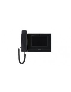 Moniteur noir vidéo IP / SIP écran tactile 7'' avec boucle magnétique au combiné AIPHONE IXMV7HBLA 200954