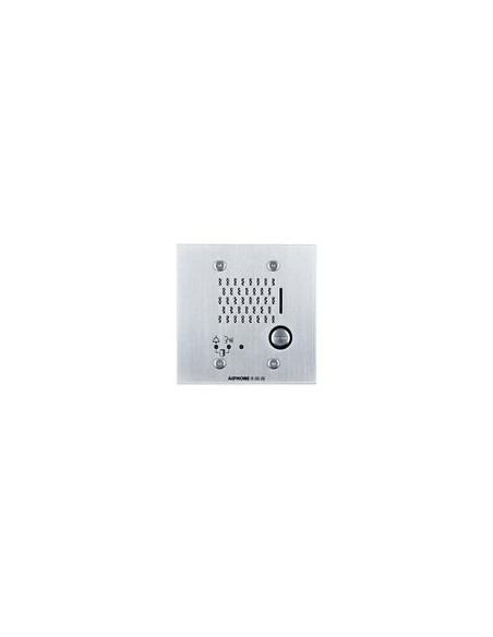 Platine audio encastrée inox 1 BP IP/SIP hauteur 120 mm AIPHONE IXSS2G 200939