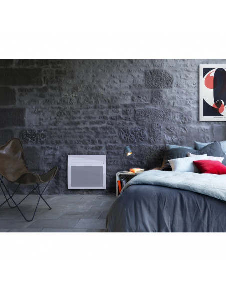 PANNEAU RAYONNANT CONNECTE ET INTELLIGENT TATOU PI CONNECTE HORIZONTAL 1500 W BLANCC