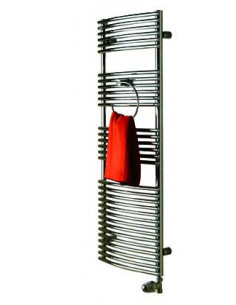 Radiateur sèche-serviettes Kéva Spa eau chaude cintré 775 W H 1751 L 600 mm racc. 3510 Finition Chromée ACOVA CKO-175-060