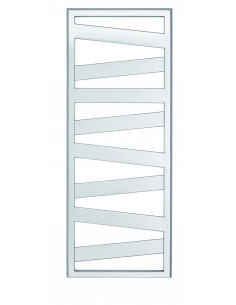 Radiateur sèche-serviettes en acier eau chaude Acova KAZEANE EAU CHAUDE Chrome 2