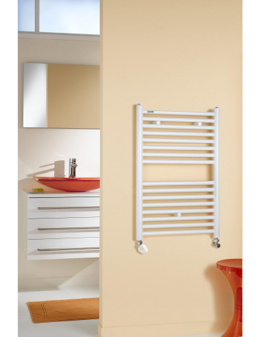 Radiateur sèche-serviettes Atoll Spa eau chaude 1207 W H 1706 L 750 mm racc. S038 Blanc ACOVA SL-170-075-05