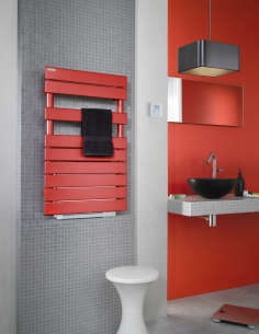Radiateur sèche-serviettes Régate eau chaude +Air 625 W H 1370 L 500 mm racc. S064 Couleur ACOVA SX137-050IFSC