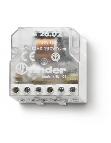 TELERUPTEUR BOITE 230VAC 2NO 10A FINDER 238128