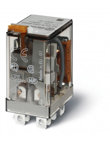 RELAIS EMBROCHABLE 2RT 12A 24VAC FINDER 249223