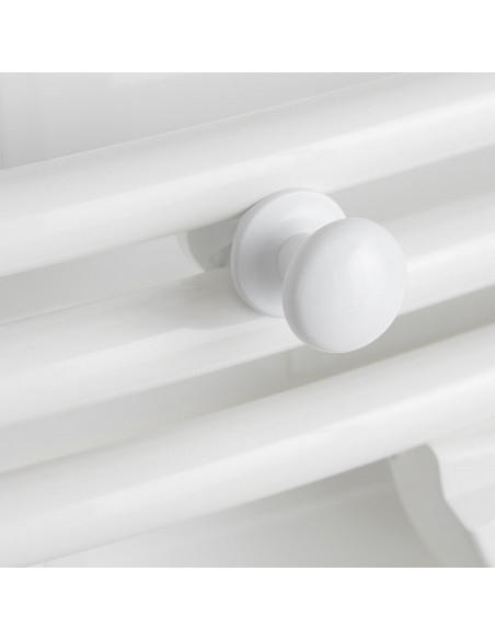 Patere Bouton Blanc pour seche-serviettes tubes ronds DORIS TIMELIS 2012 ATLANTIC 850200