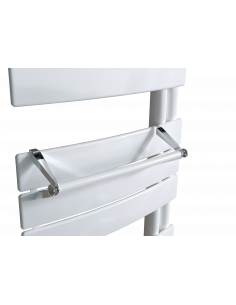 Barre Support A Embout Blanc pour seche-serviettes lames plates ADELIS NEFERTTITI NEFERTITI etroit ATLANTIC 850223 2