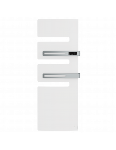 Radiateur sèche-serviettes connecté Serenis Premium mât gauche 1750W Blanc ATLANTIC 850453