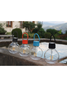 Ampoule LED solaire Color Swing Anthracite WATT & HOME 401250